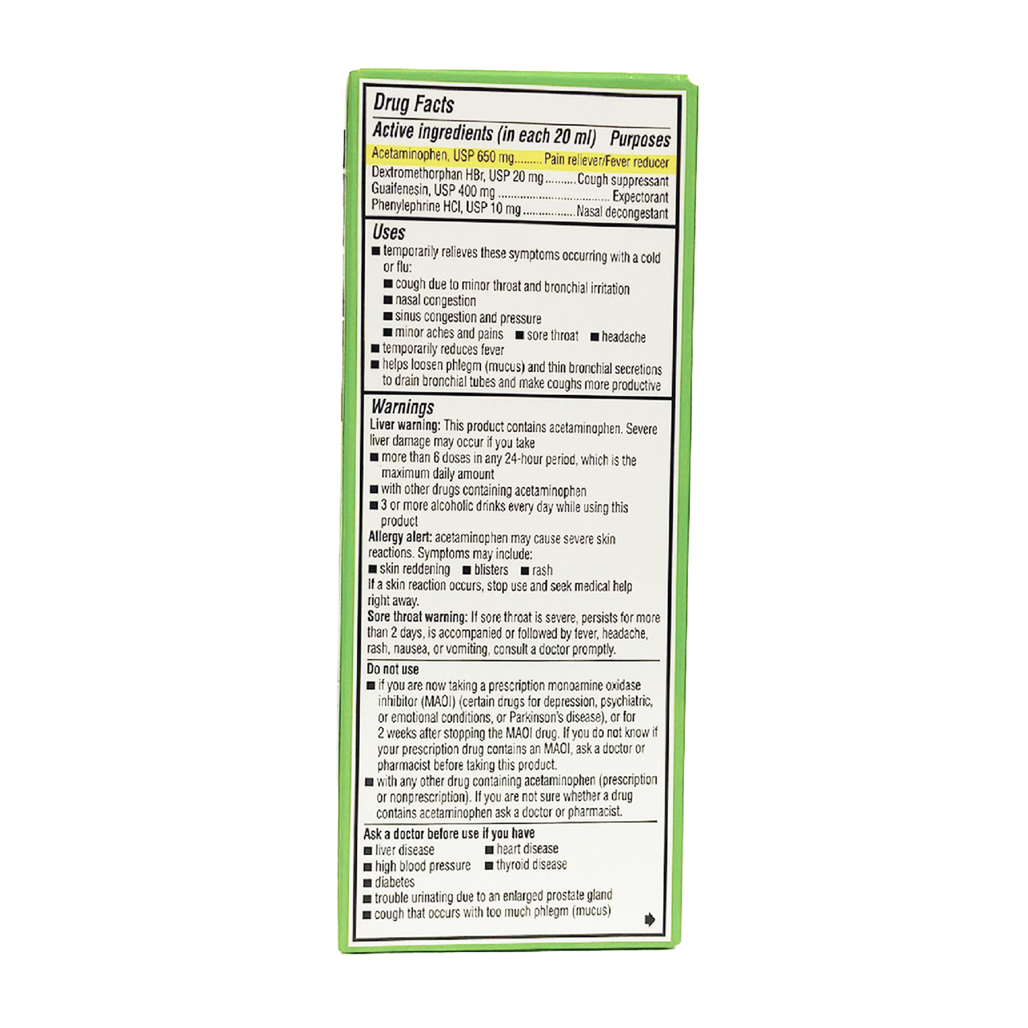 Adult Robitussin Severe Multi-Symptom Cough & Flu Relief