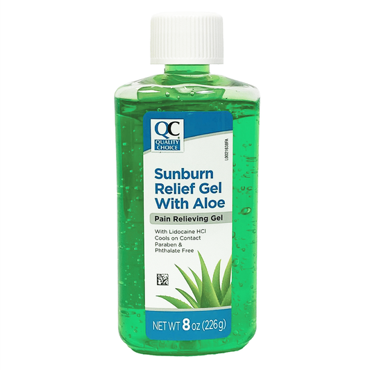 QC Sunburn Relief Gel With Aloe