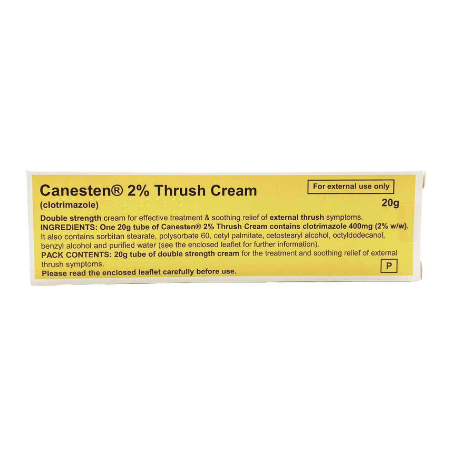 Canesten 2% Thrush Cream 20g