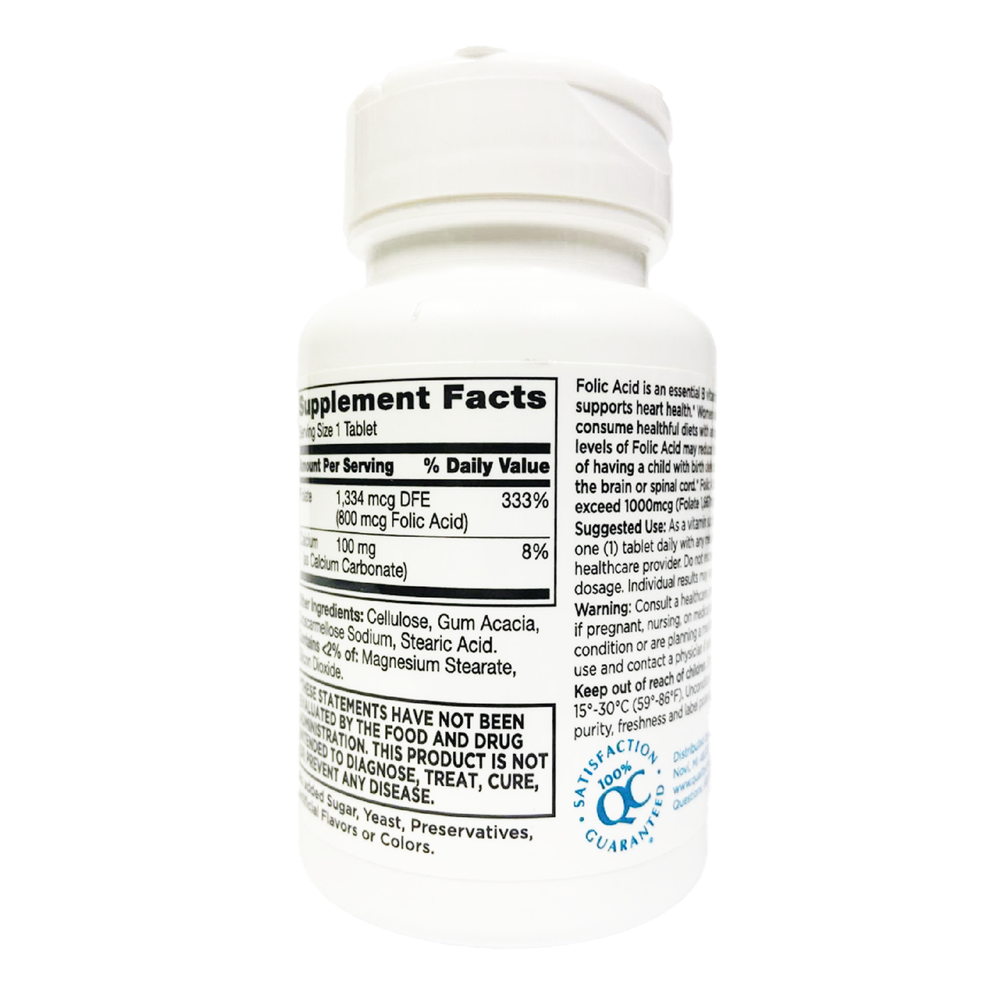 QC Folic Acid 800mcg B Vitamin