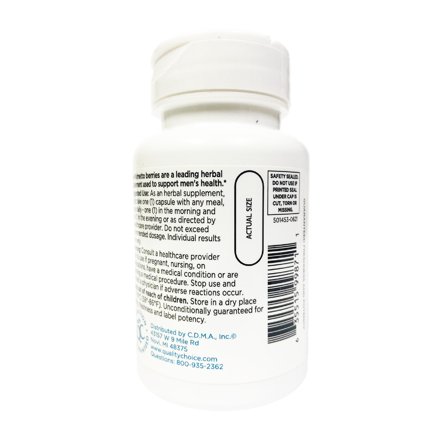 QC Saw Palmetto 450mg