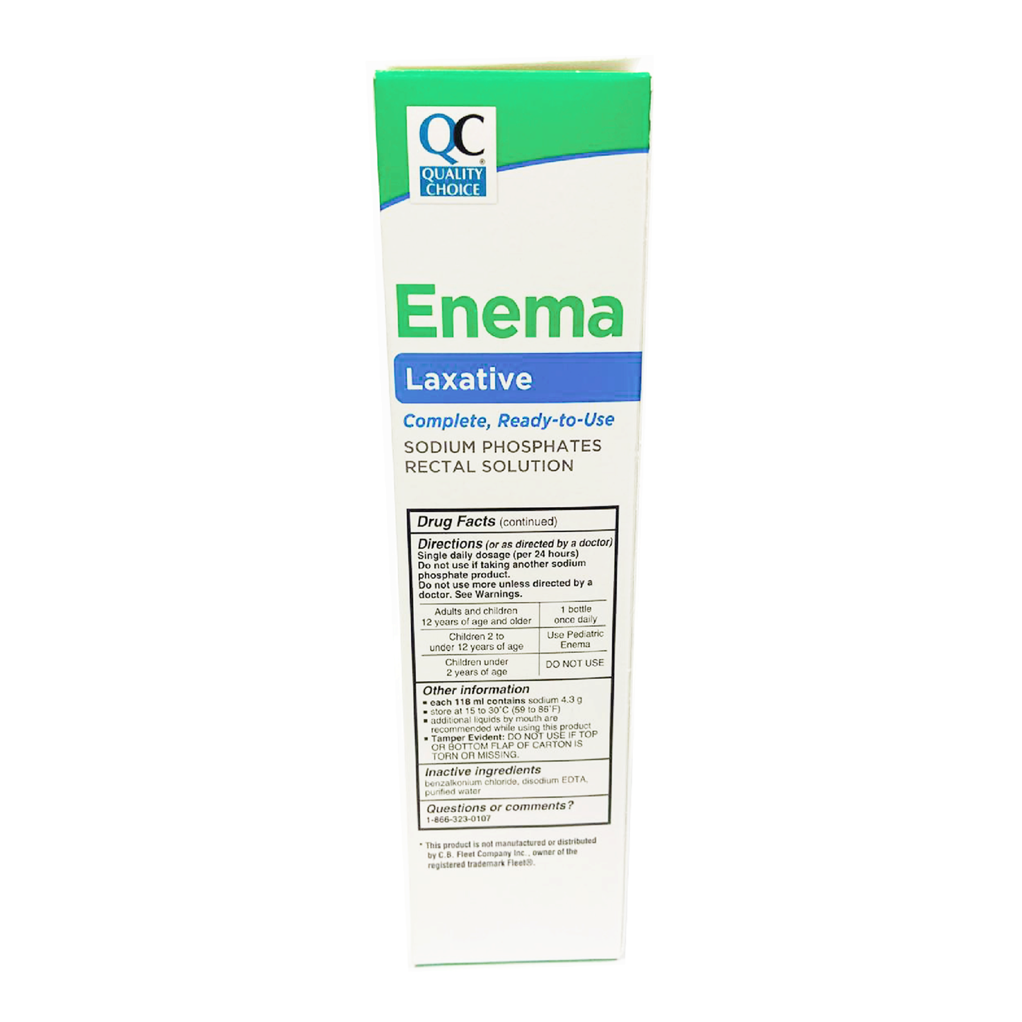 QC Enema Laxative Single Pack