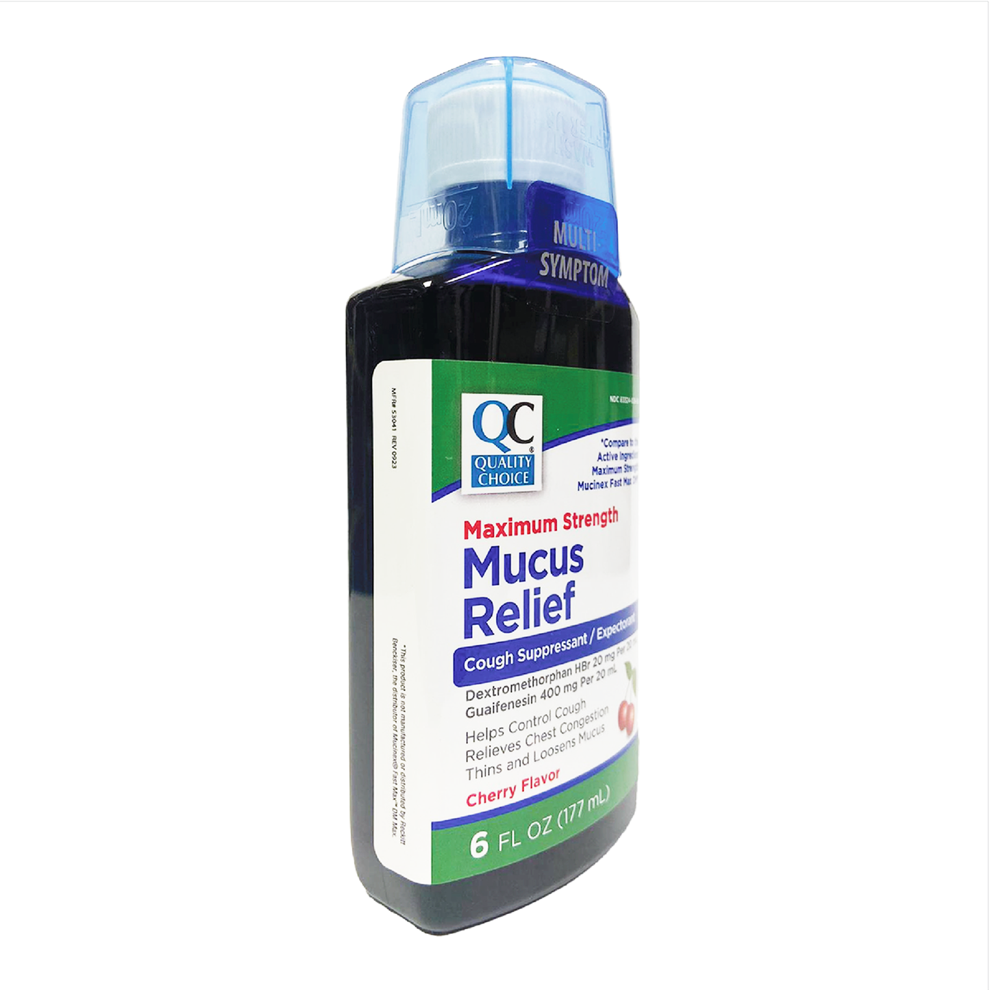 QC Mucus Relief Maximum Strength Cough Suppressant