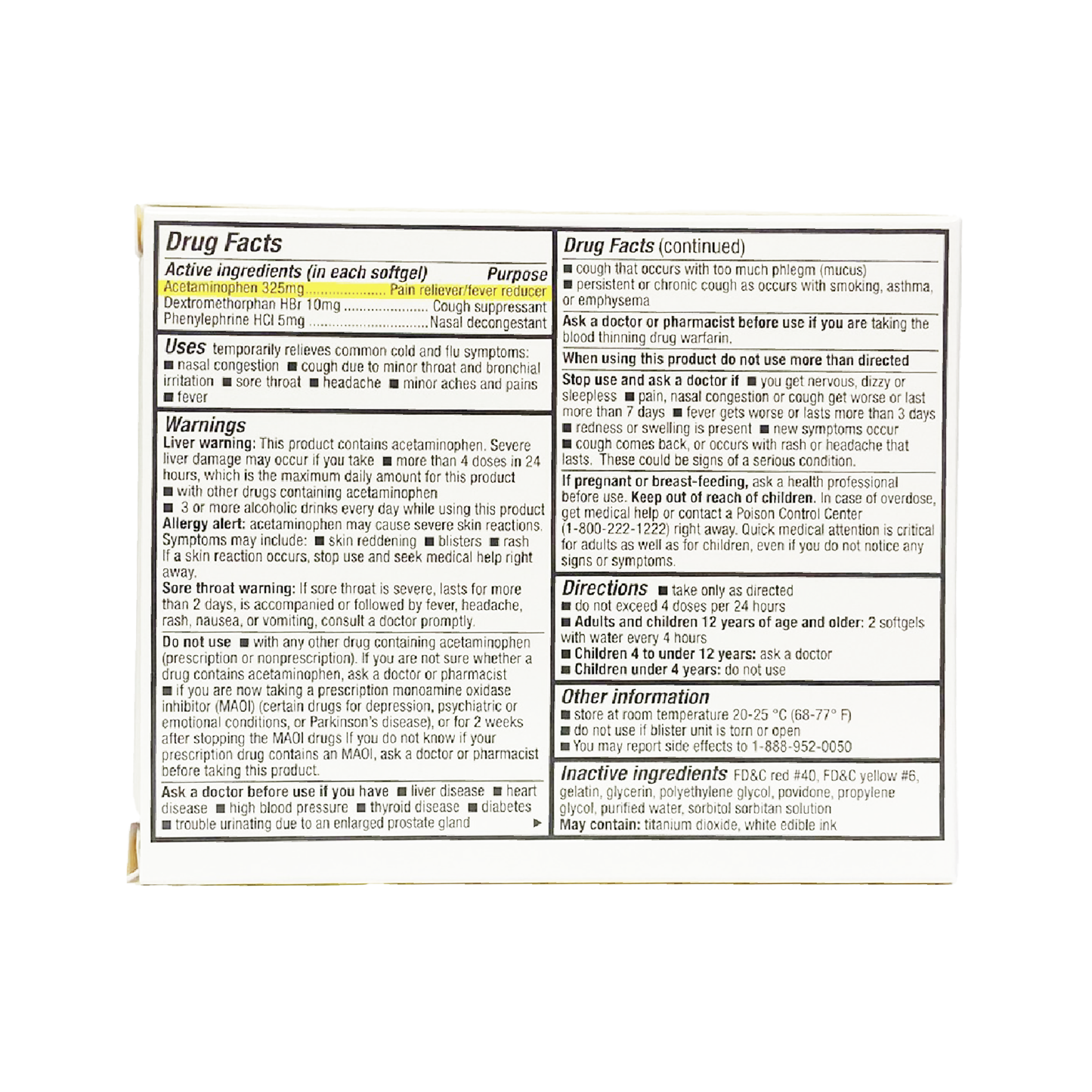 HealthA2Z Daytime Cold & Flu Relief Non-Drowsy