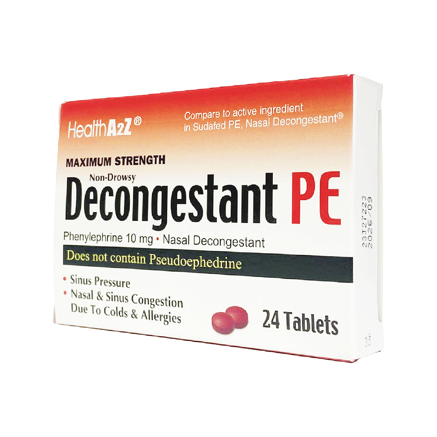 HealthA2Z Non-Drowsy Nasal Decongestant PE