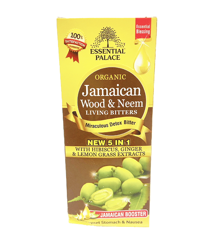 Essential Palace Organic Jamaican Wood & Neem Living Detox Bitters