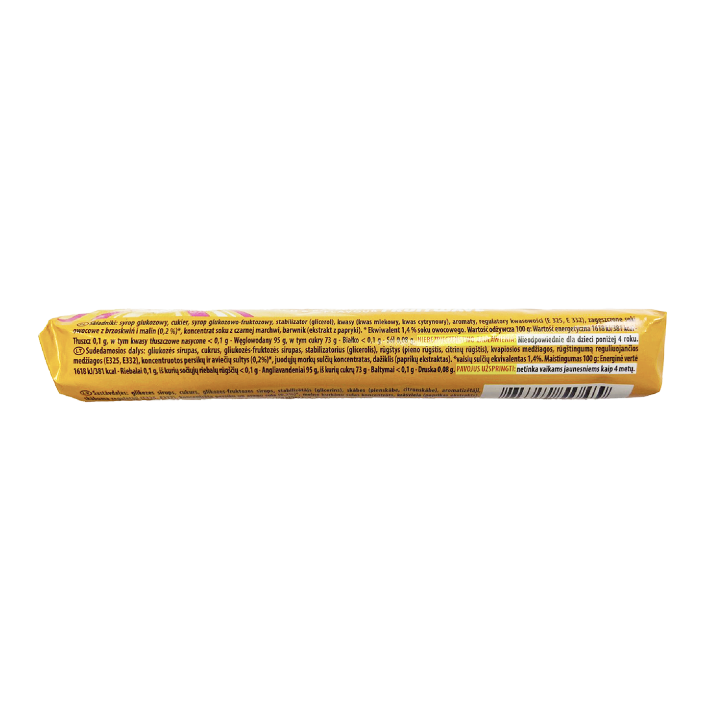 Halls Fruitwave Peach & Rasberry Flavour