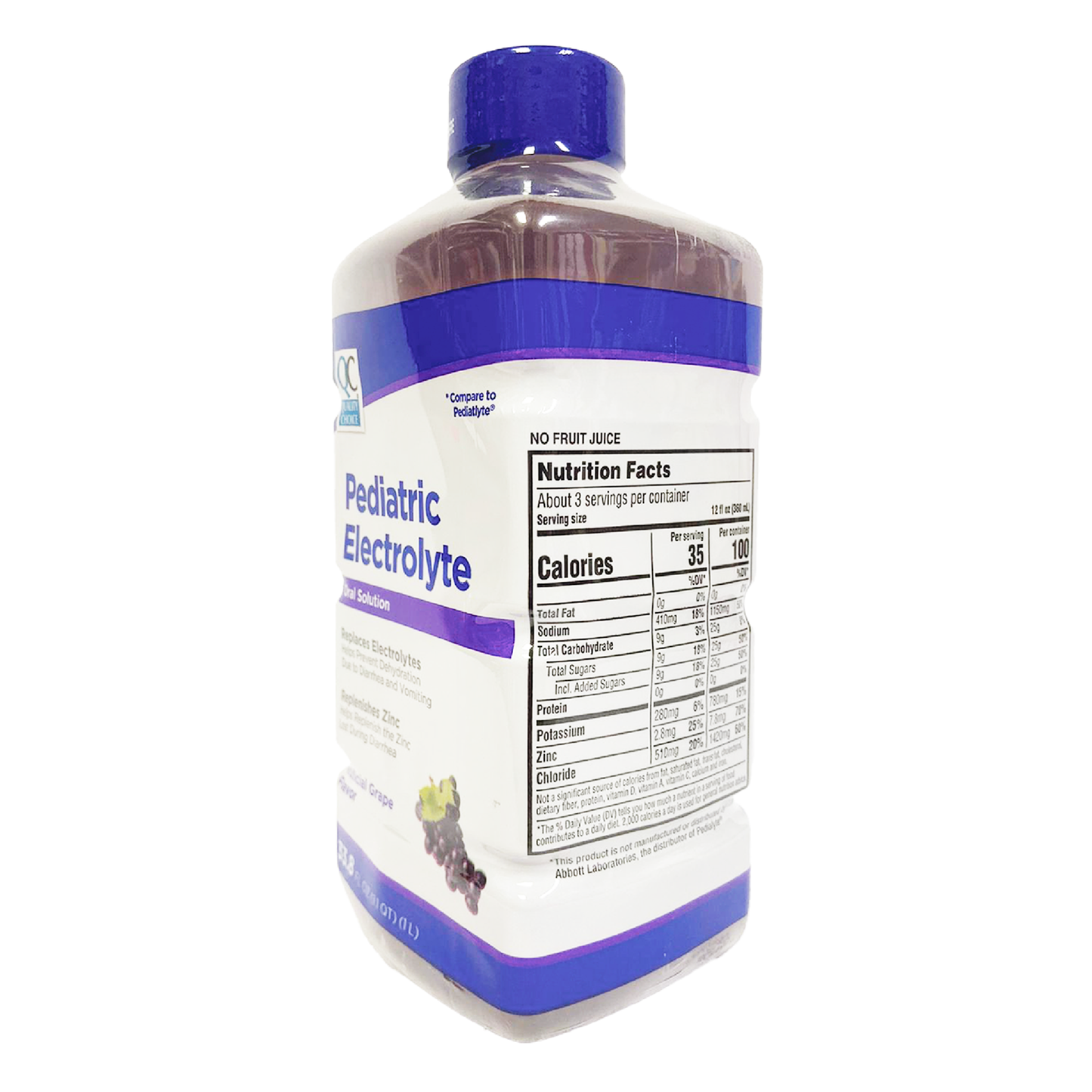 QC Pediatric Electrolyte Grape