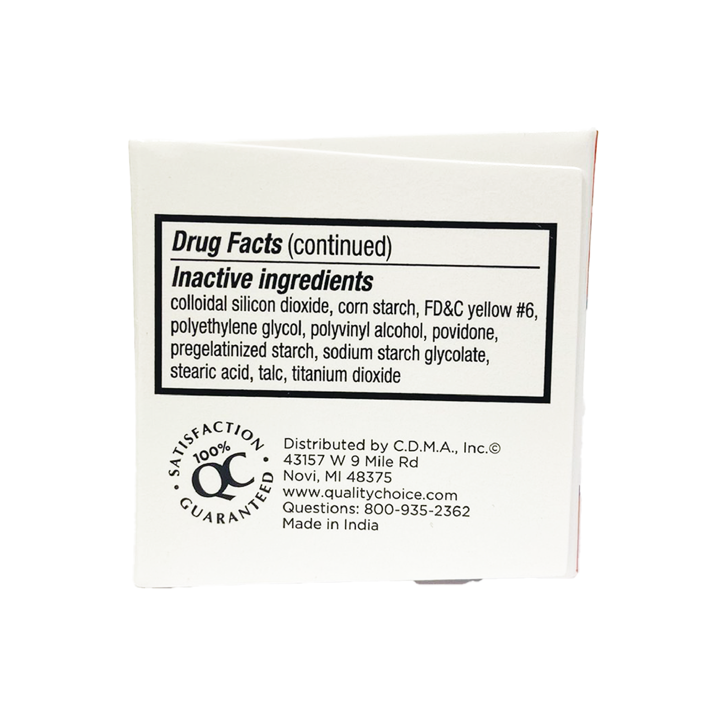 QC Ibuprofen Pain Reliever Tablets