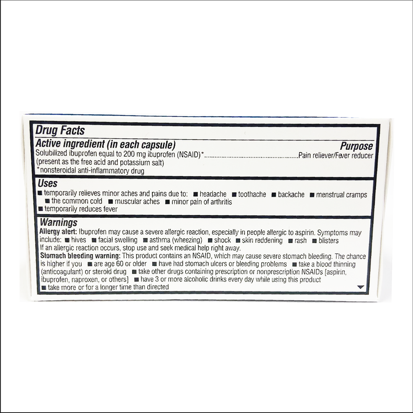 QC Ibuprofen Pain Reliever 200mg