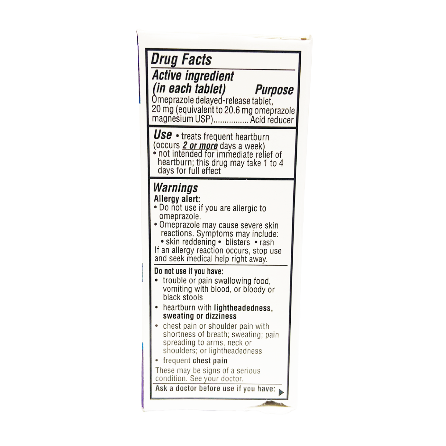 QC Omeprazole Heartburn Relief