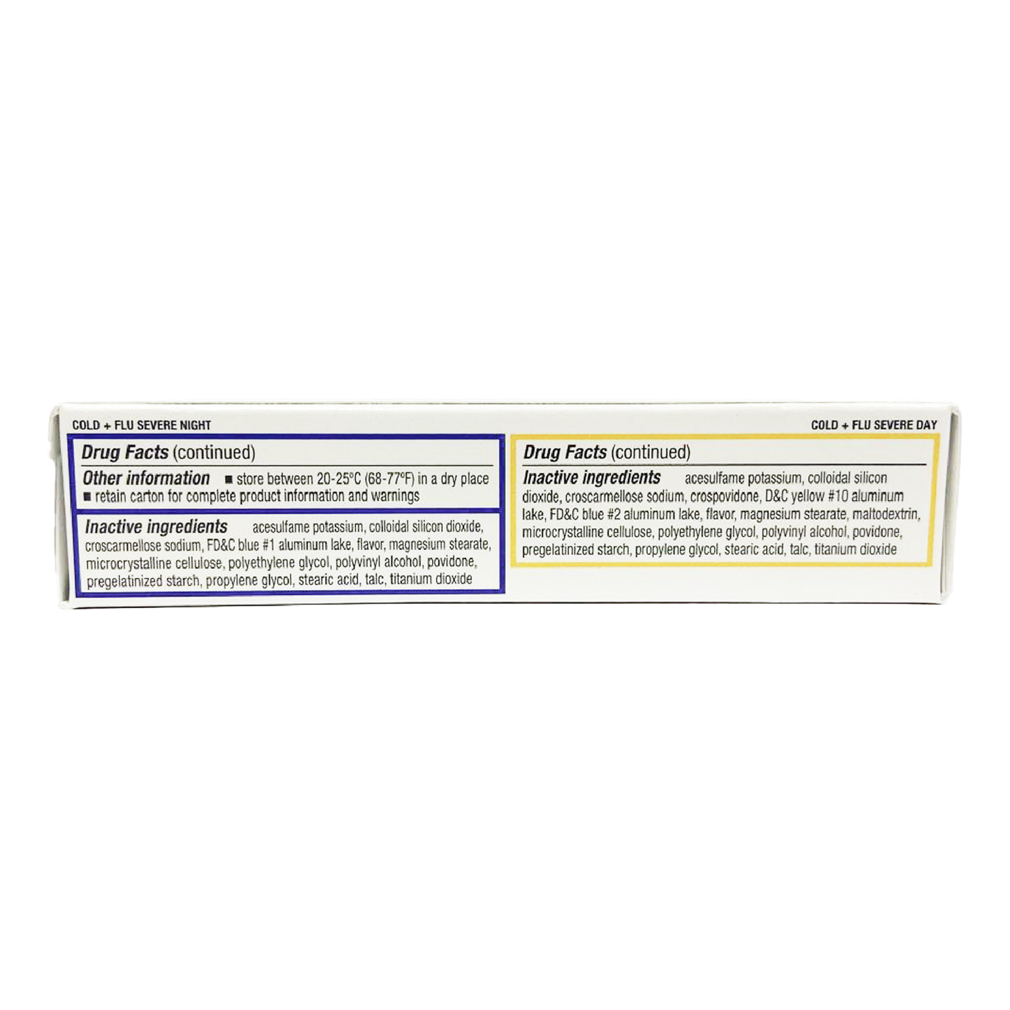 QC Cold + Flu Severe Daytime + Nighttime