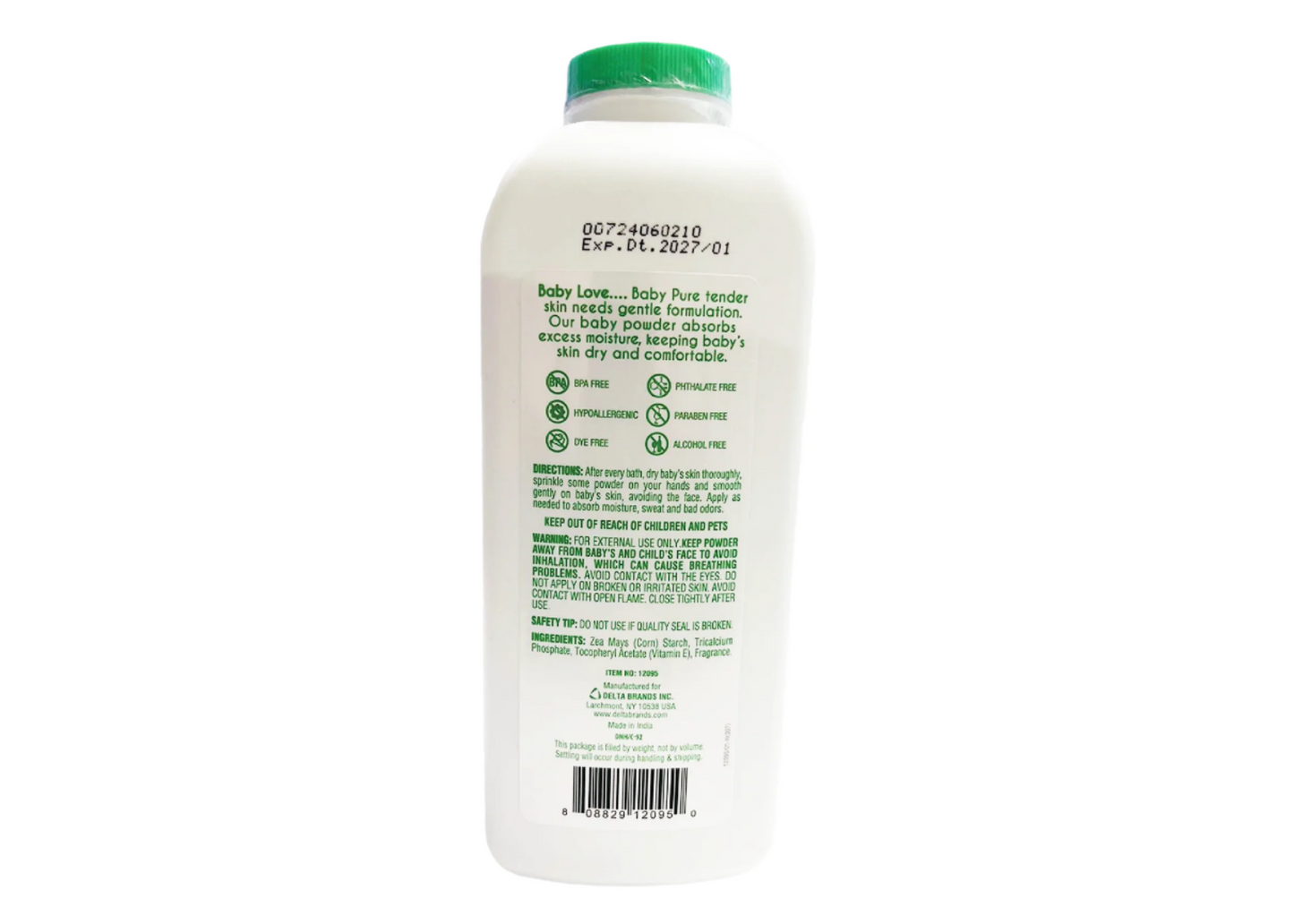 Baby Love Baby Powder Talc Free