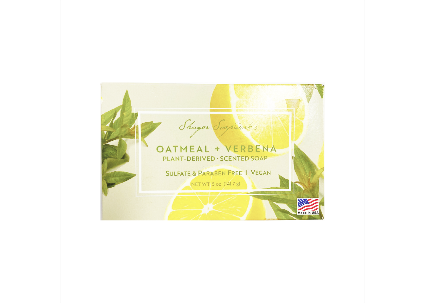 Oatmeal + Verbena Plant Derived Scented Soap