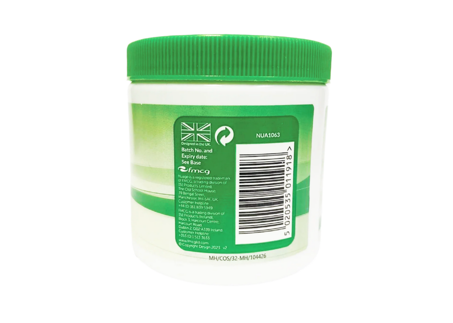 NUAGE Aqueos Cream w Aloe Vera 350ml