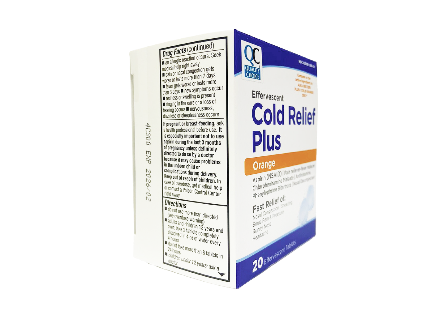 QC Cold Relief Plus Effervescent Tablets