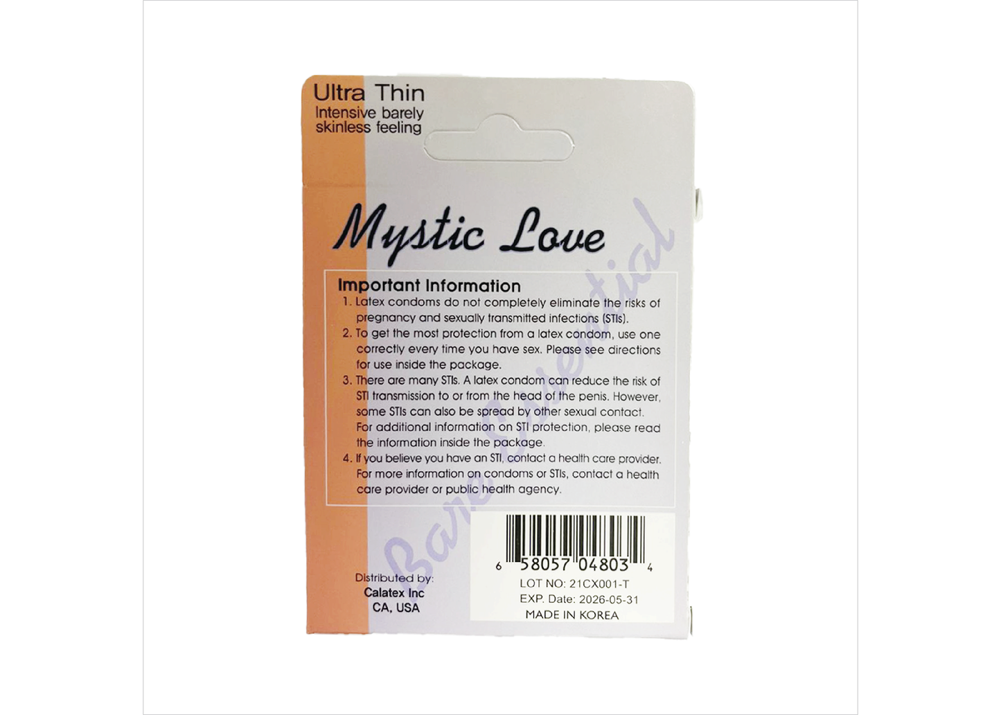 Bare Essential Mystic Love Latex Condoms