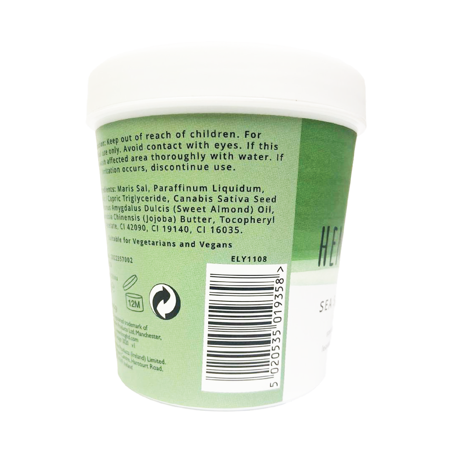 Hempseed Oil Sea Salt Body Scrub