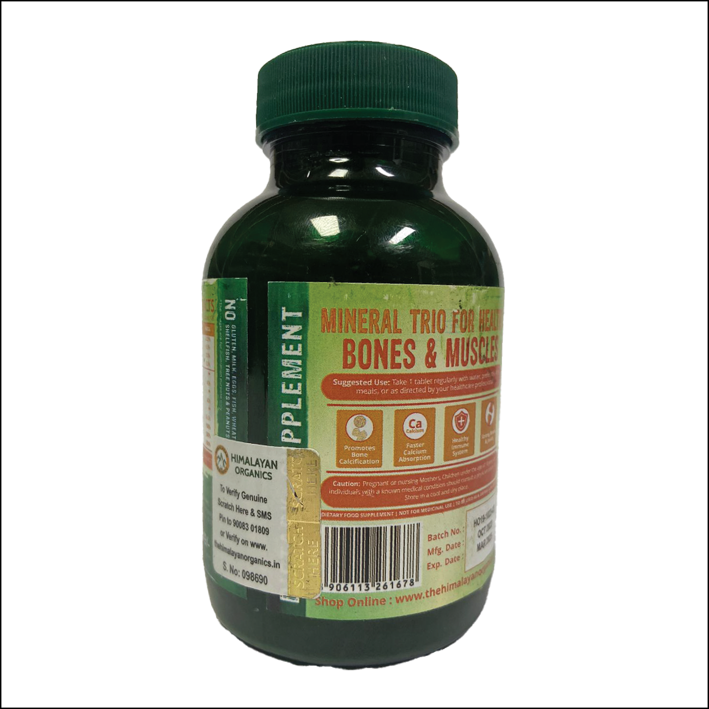 Himalayan Orgaincs Calicum + Magnesium + Zinc