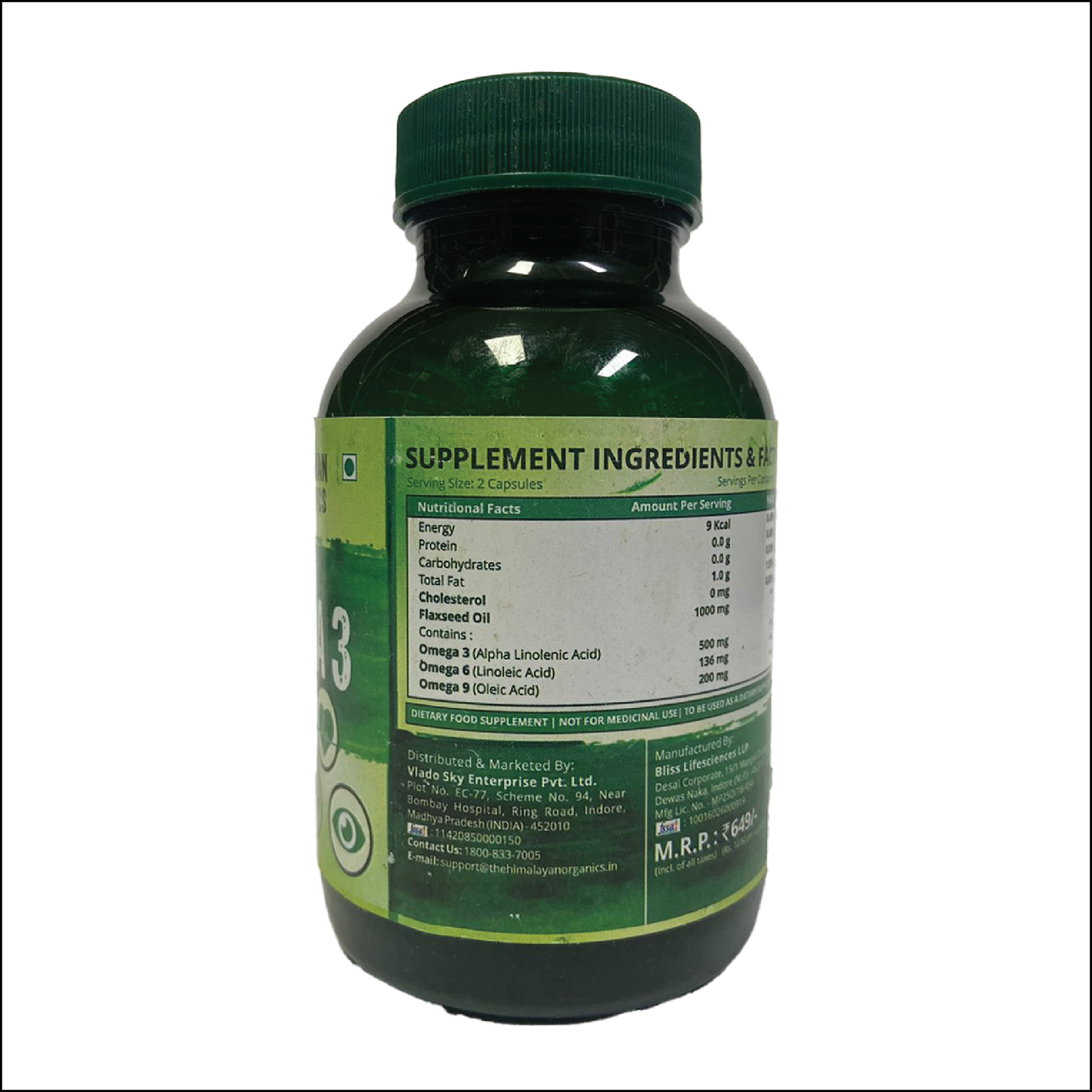 Himalayan Orgaincs Vegan Omega 3