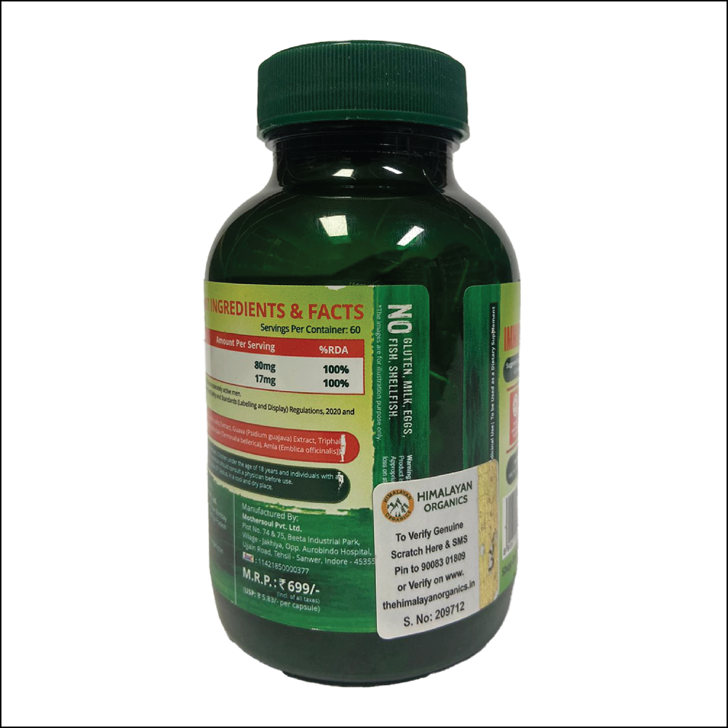 Himalayan Orgaincs Vitamin C + Zinc