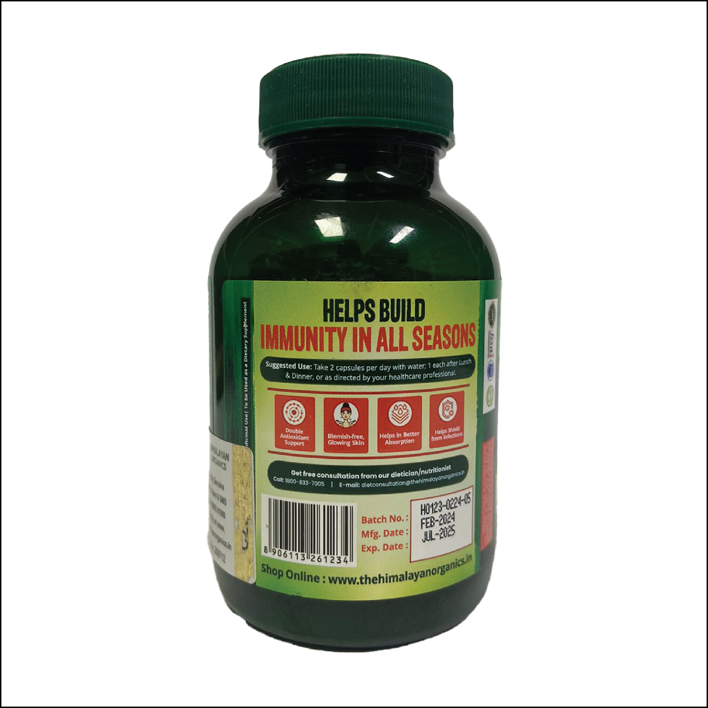 Himalayan Orgaincs Vitamin C + Zinc