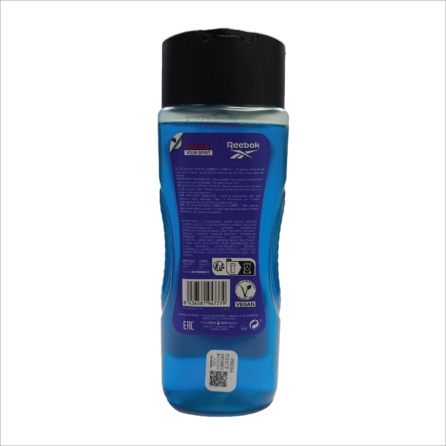 Reebok 4in1 Hair & Body Shower Gel
