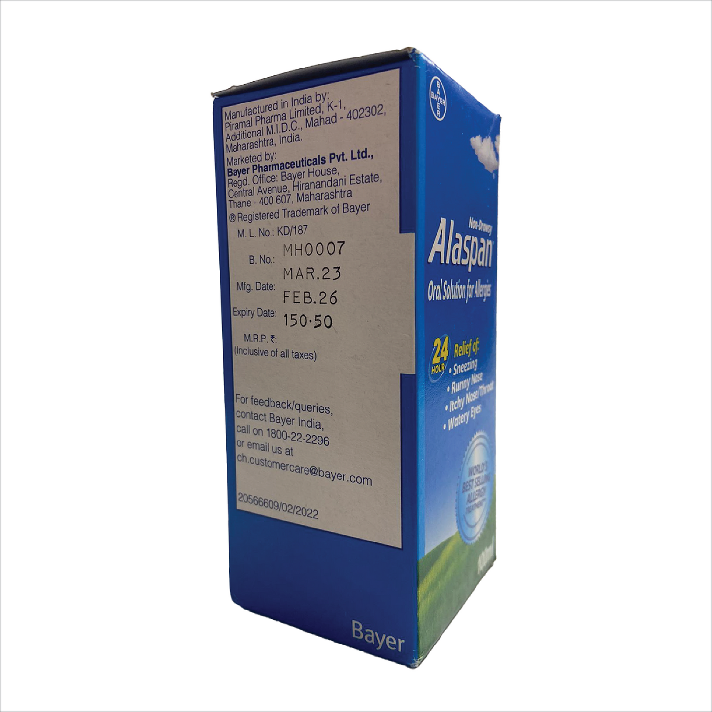 Alaspan Non Drowsy Oral Solution for Allergies