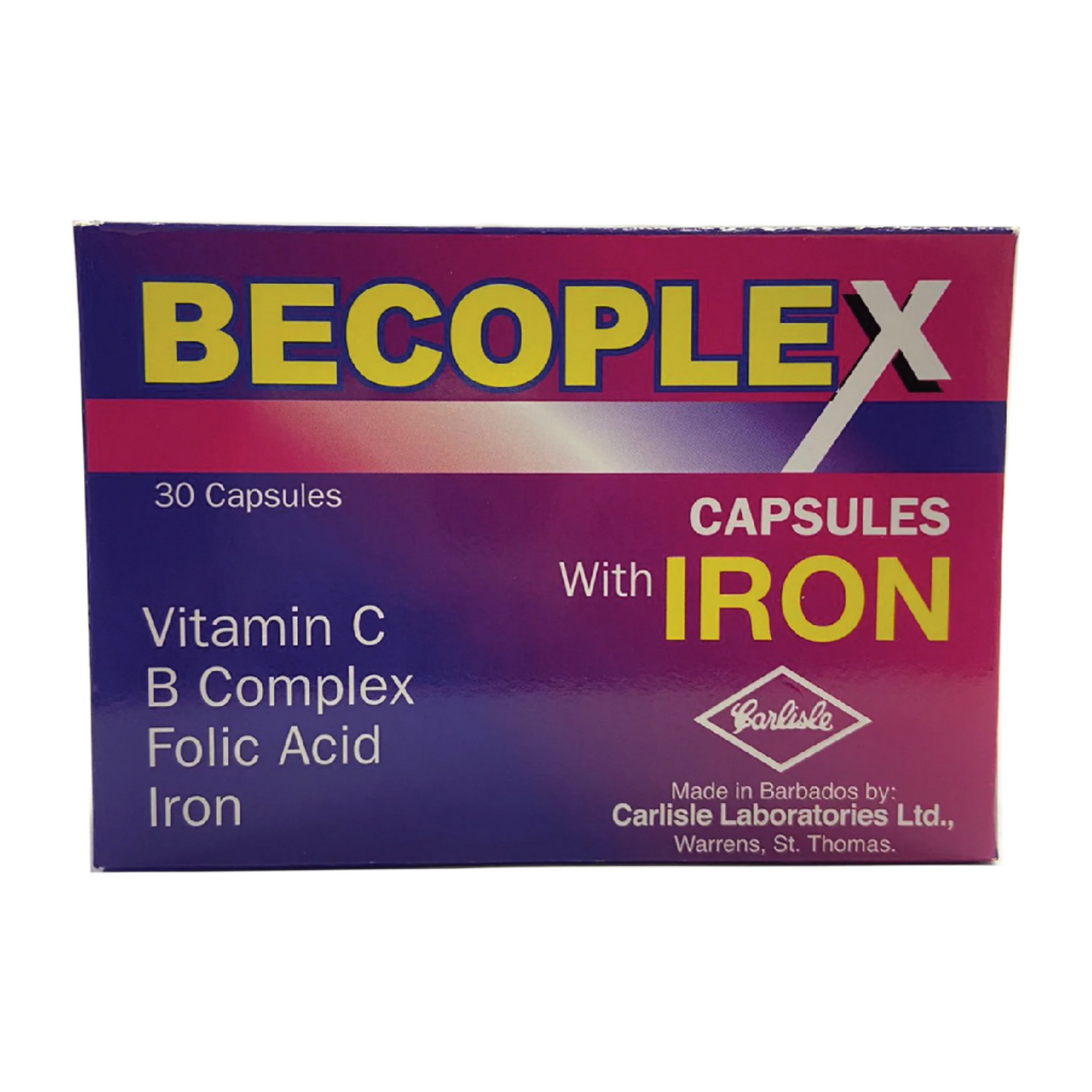 BeCoplex Capsules with Iron 30caps