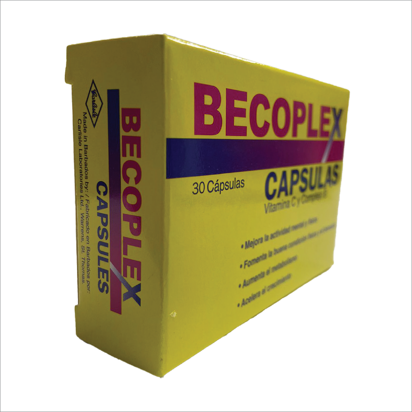 BeCoplex Capsules Vitamin C & B Complex 30caps