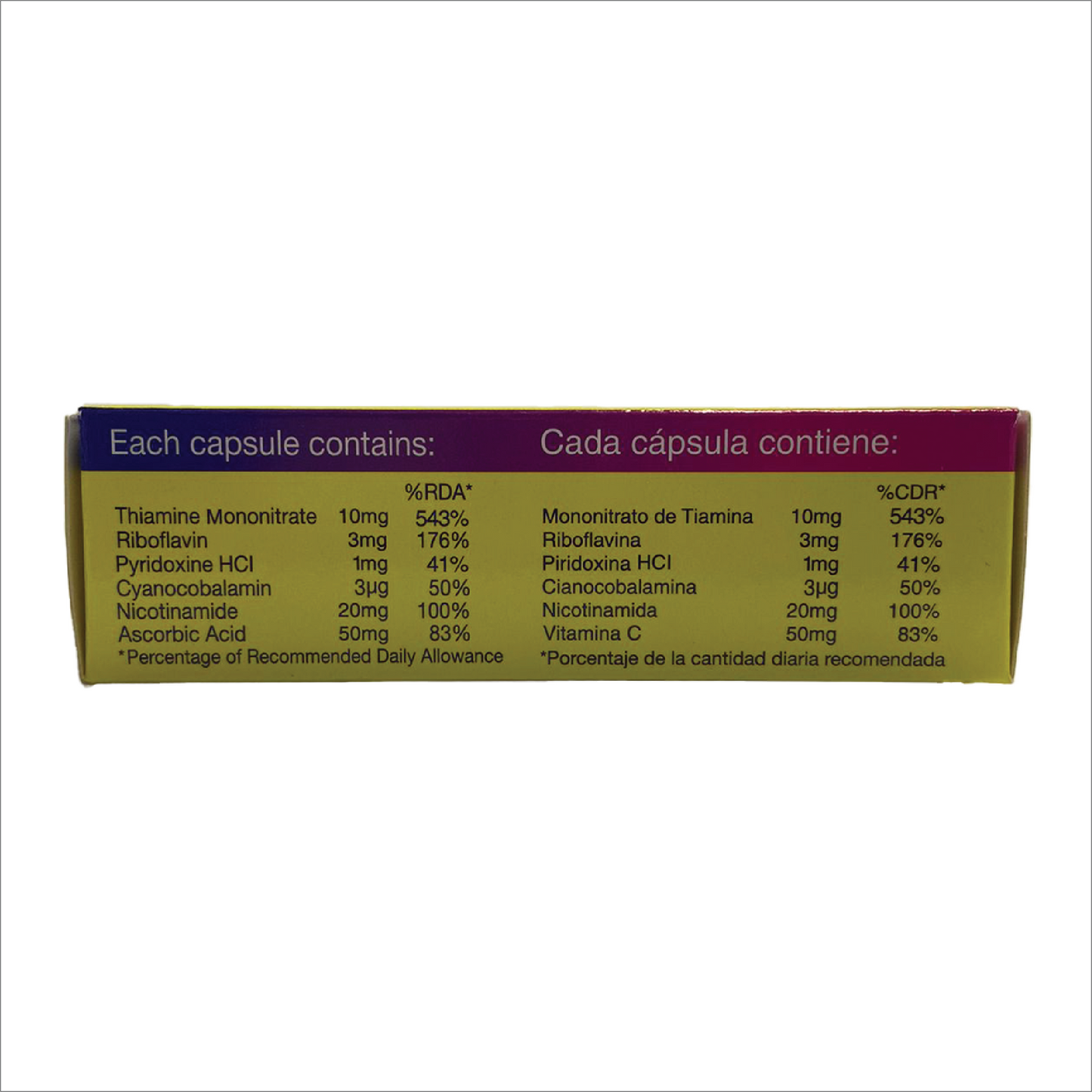 BeCoplex Capsules Vitamin C & B Complex 30caps