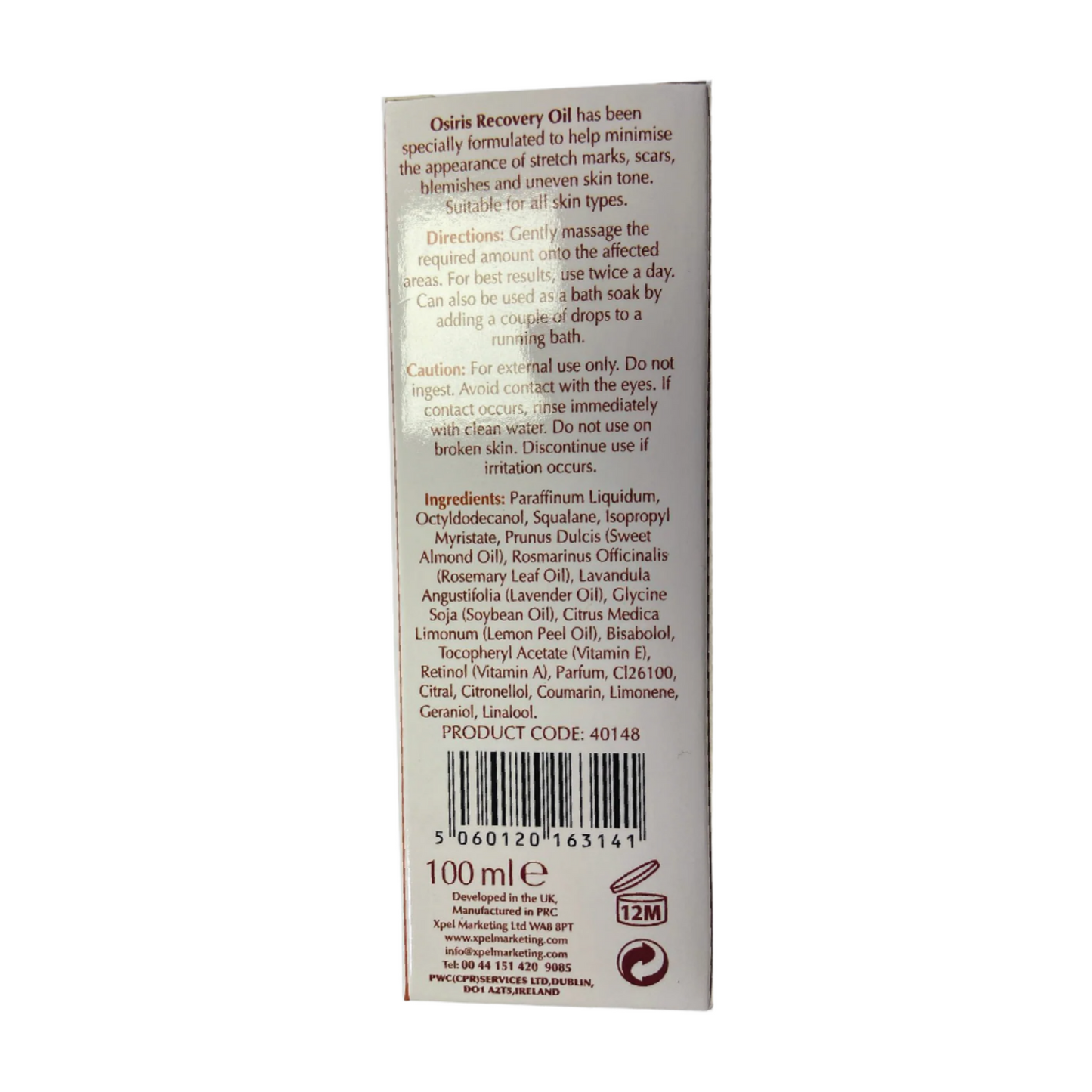 Xpel Osiris Recovery Oil 100ml