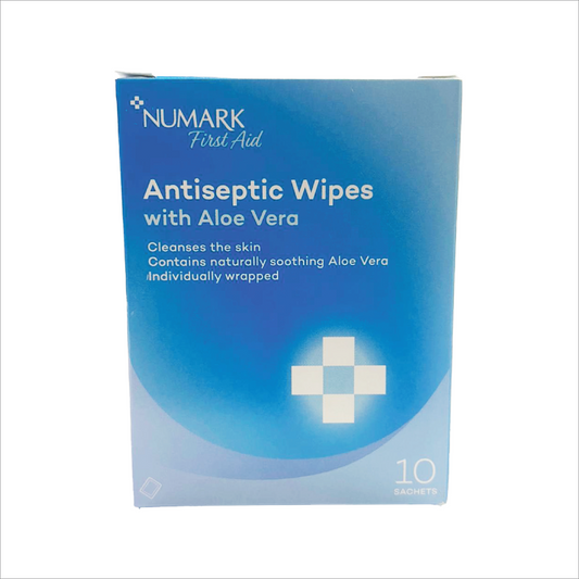Numark First Aid Antiseptoc Wipes with Aloe Vera