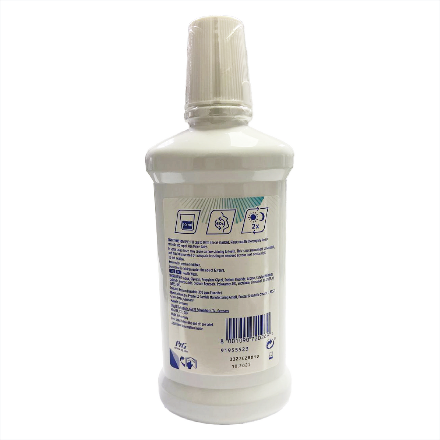 Oral-B Gum & Enamel Care Mouthwash 500ml