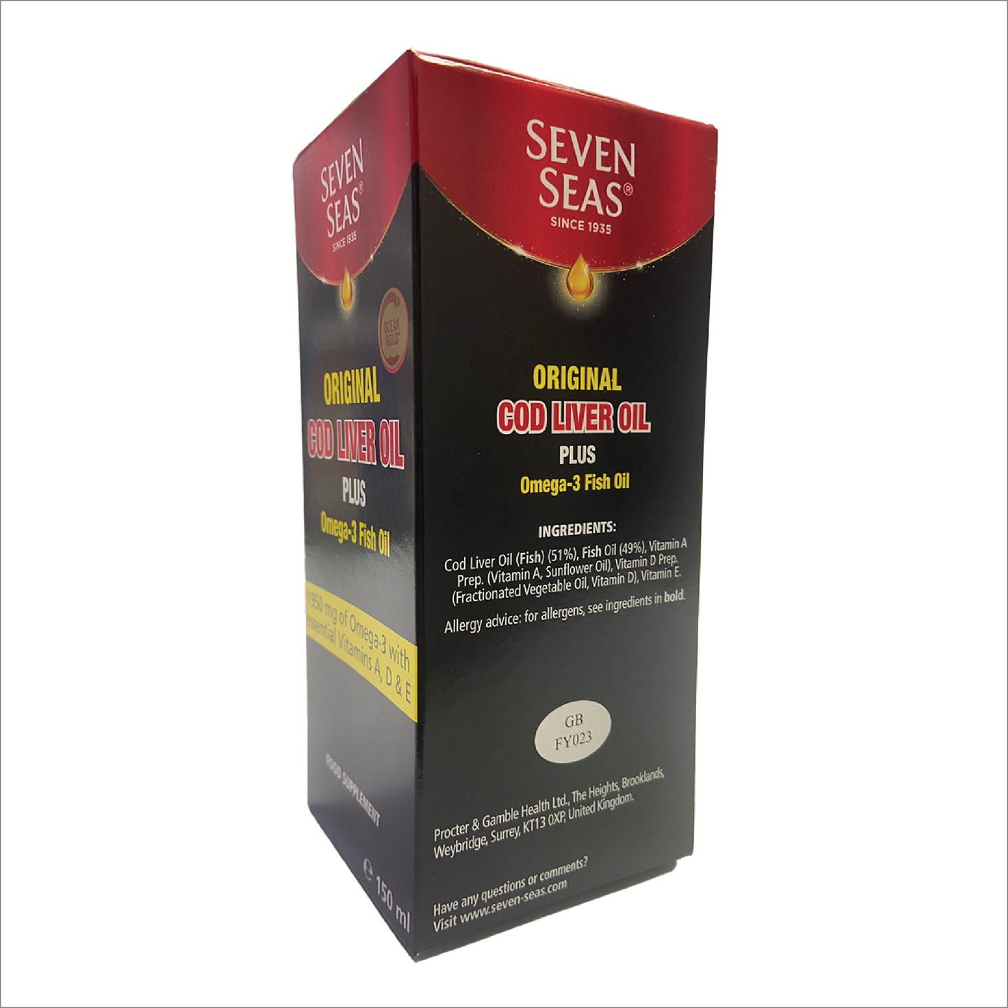 Seven Seas Cod Liver Oil Original Plus 150ml