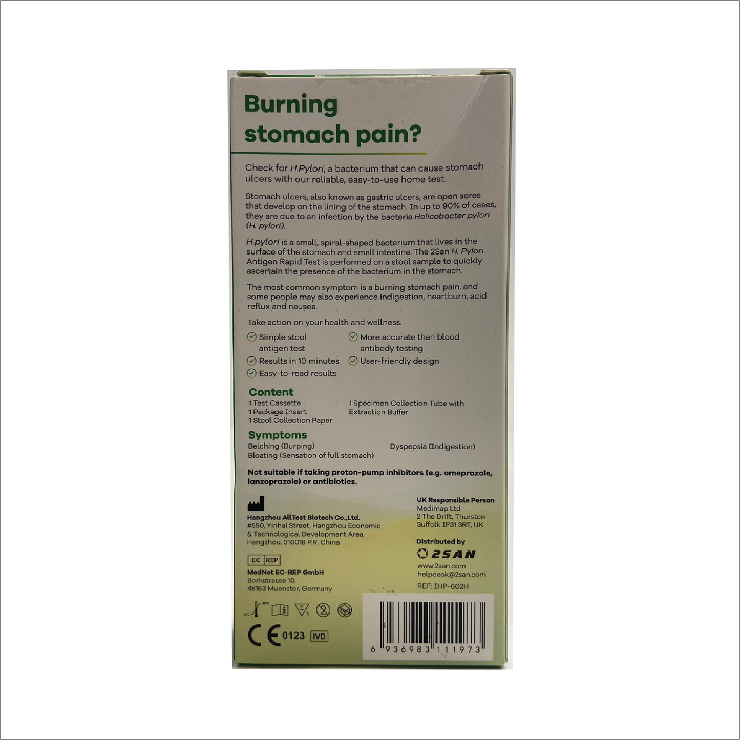 2SAN H. Pylori Test