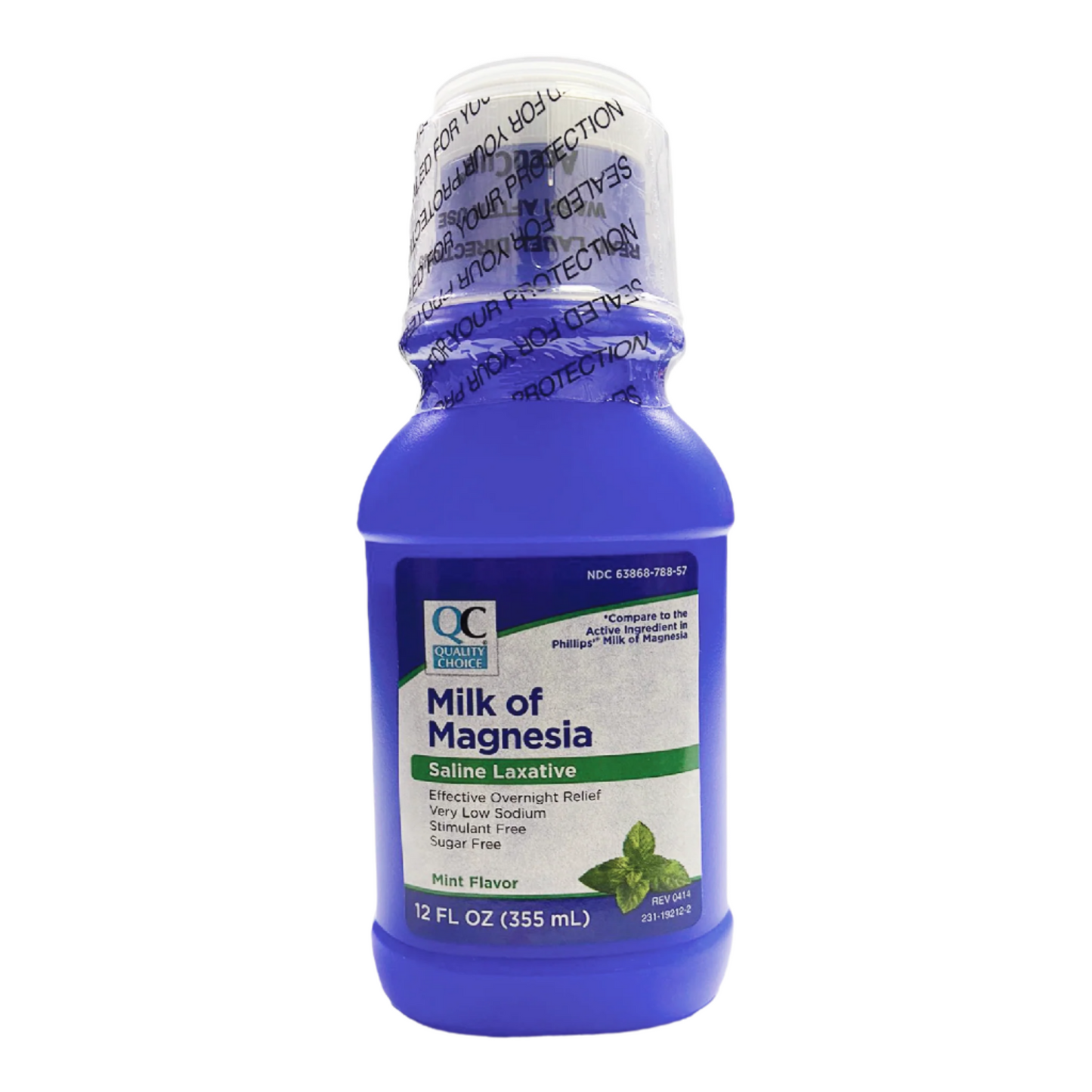 Milk of Magnesia Saline Laxative Mint Flavor