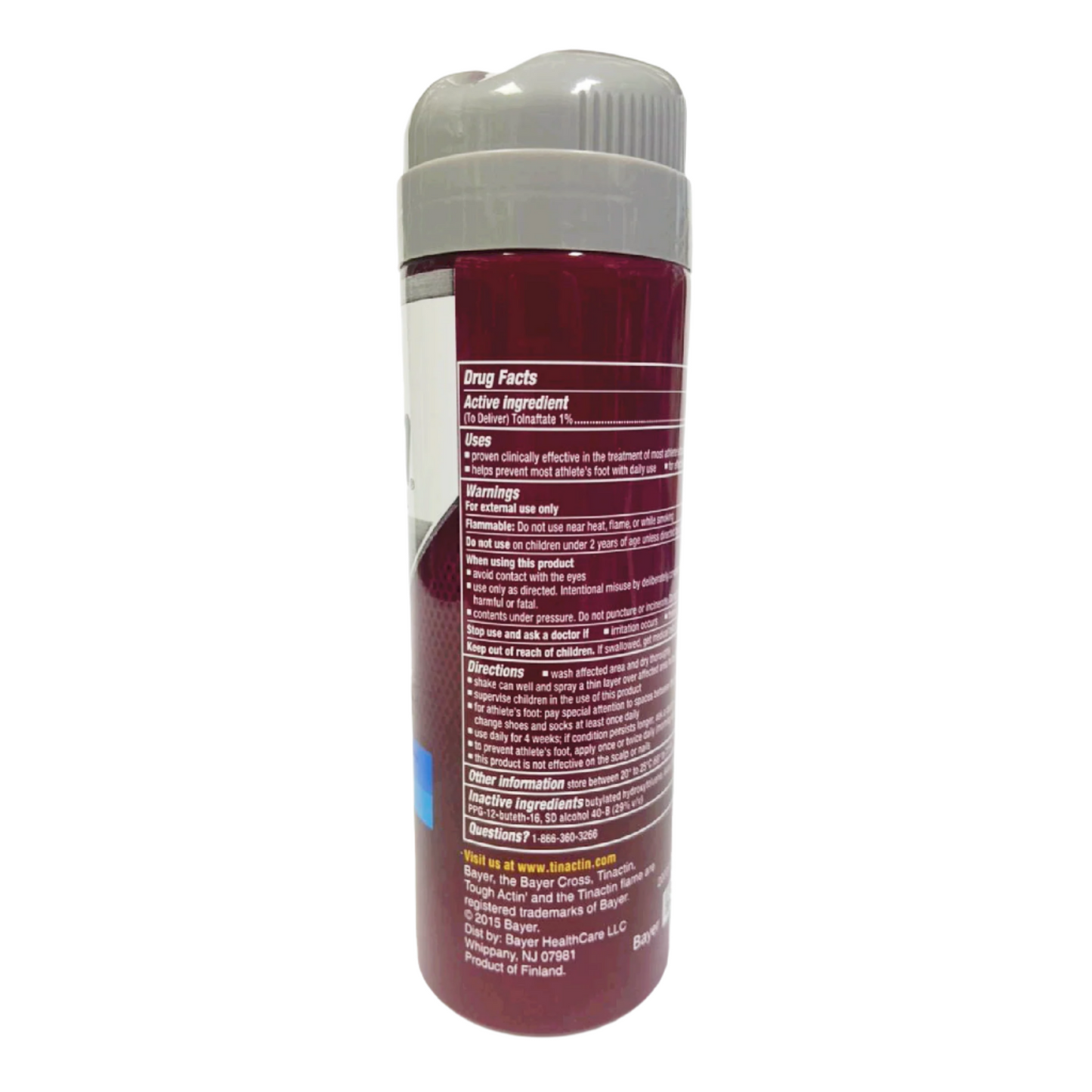Tinactin Tolnaftate Antifungal Liquid Spray