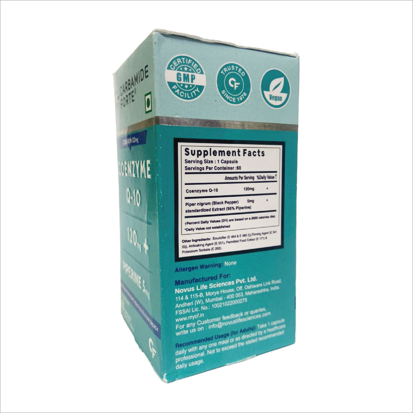 Carbamide Forte Coenzyme q-10 60ct