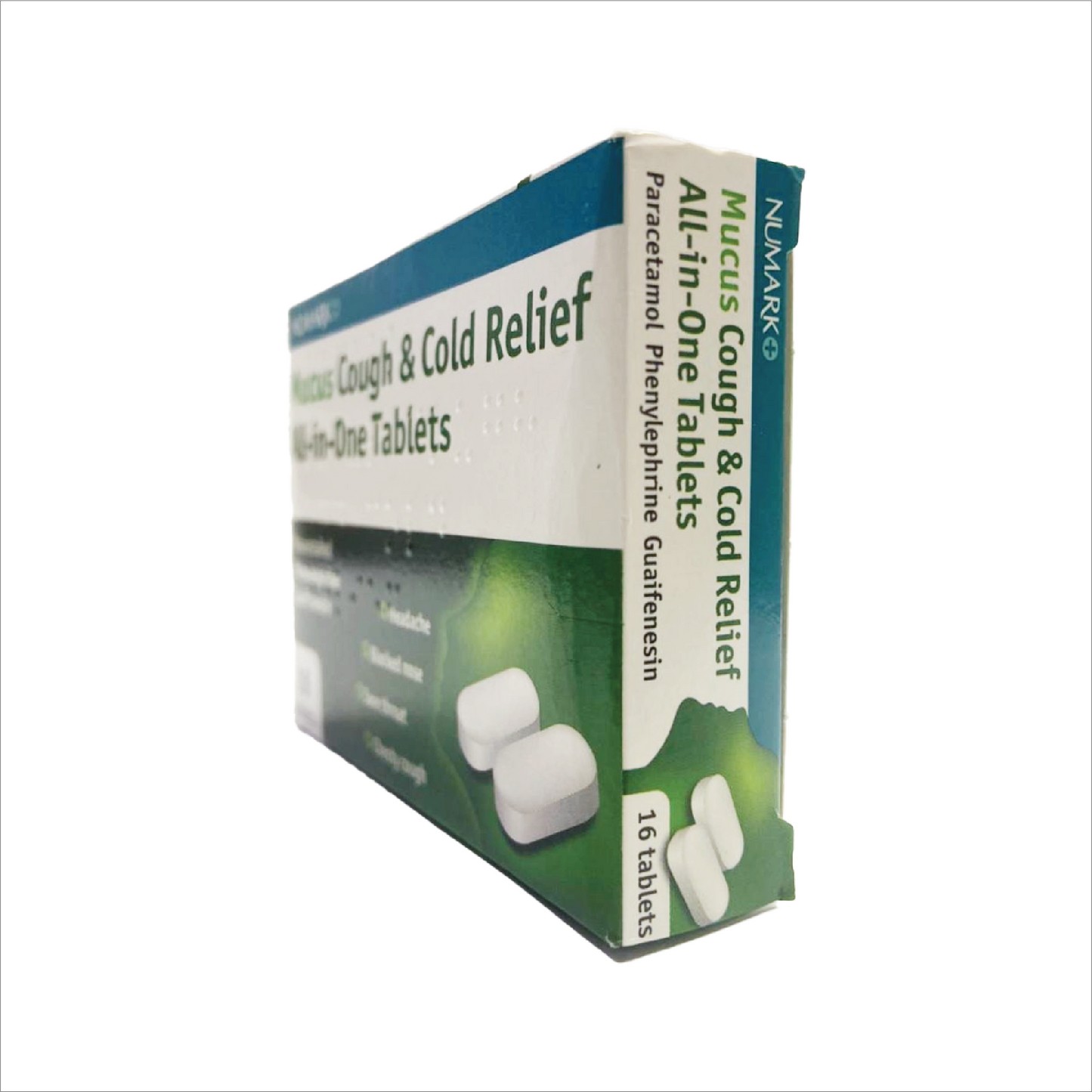 Numark Mucus Cough & Cold Relief Tablets 16ct
