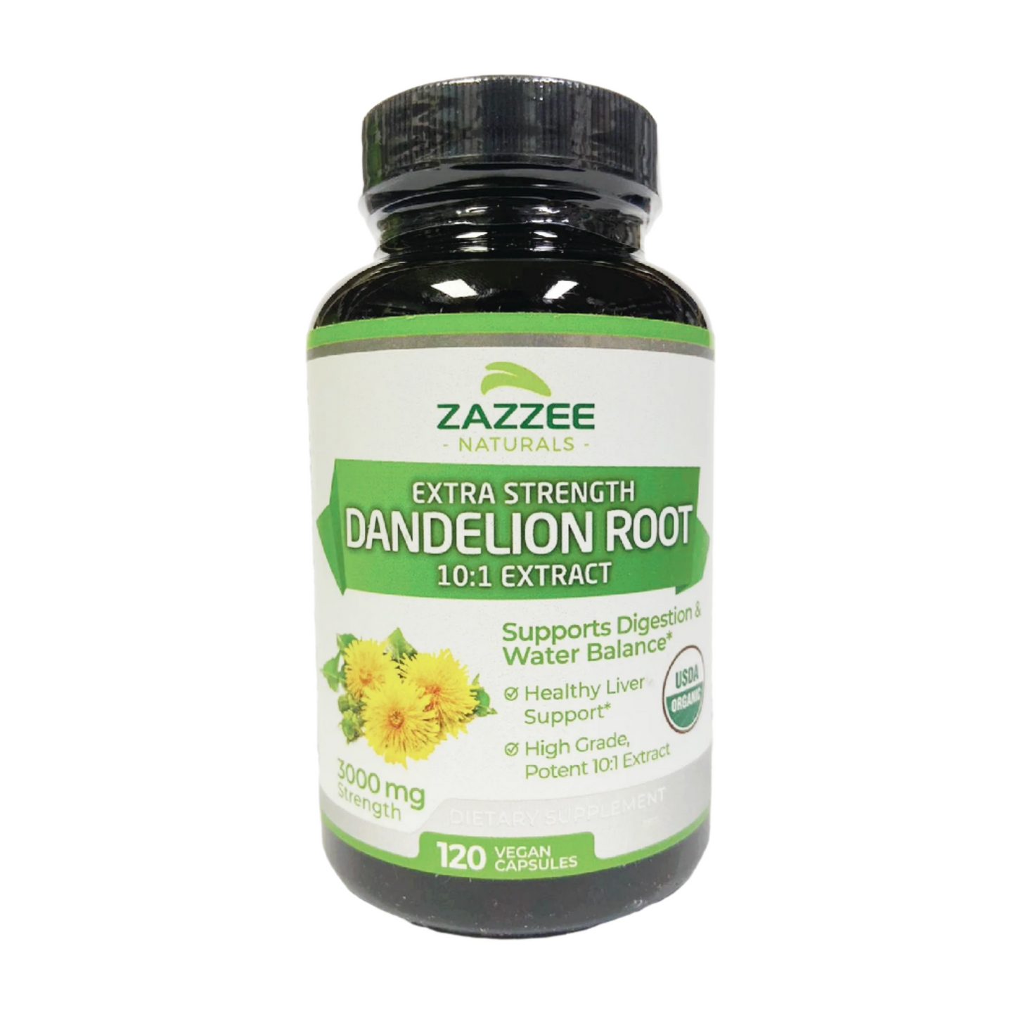 Zazzee Dandelion Root 10:1 Extract Extra Strength