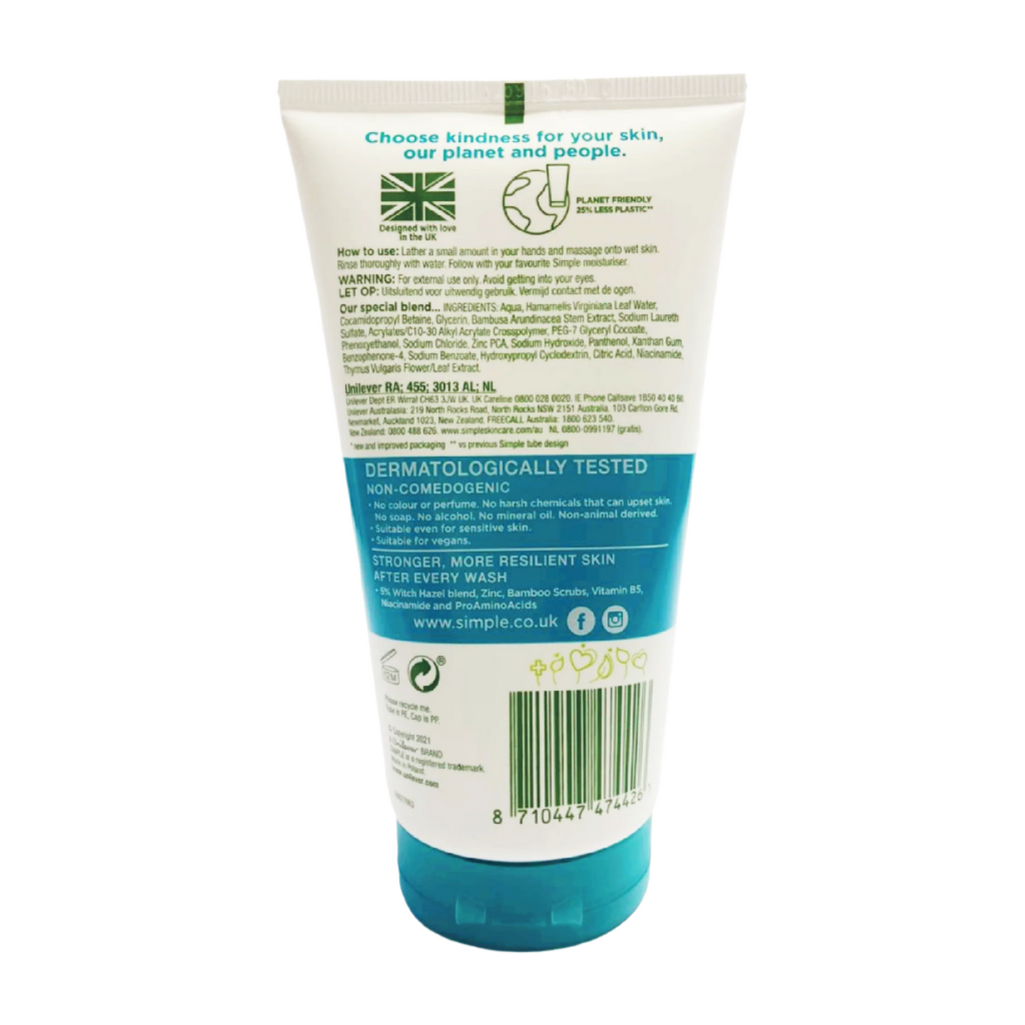 Simple Clear Pore Scrub 150ml