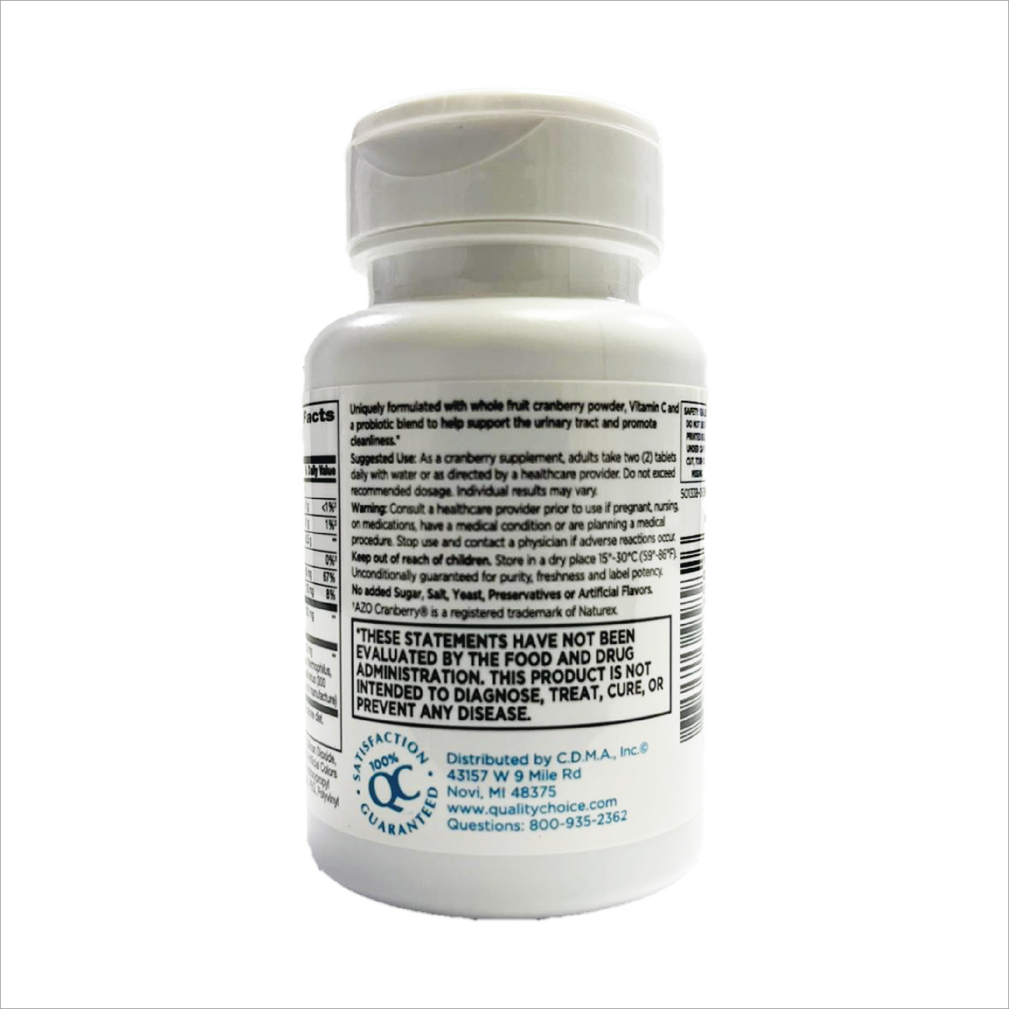 QC Cranberry Probiotic Urinary Tract Support