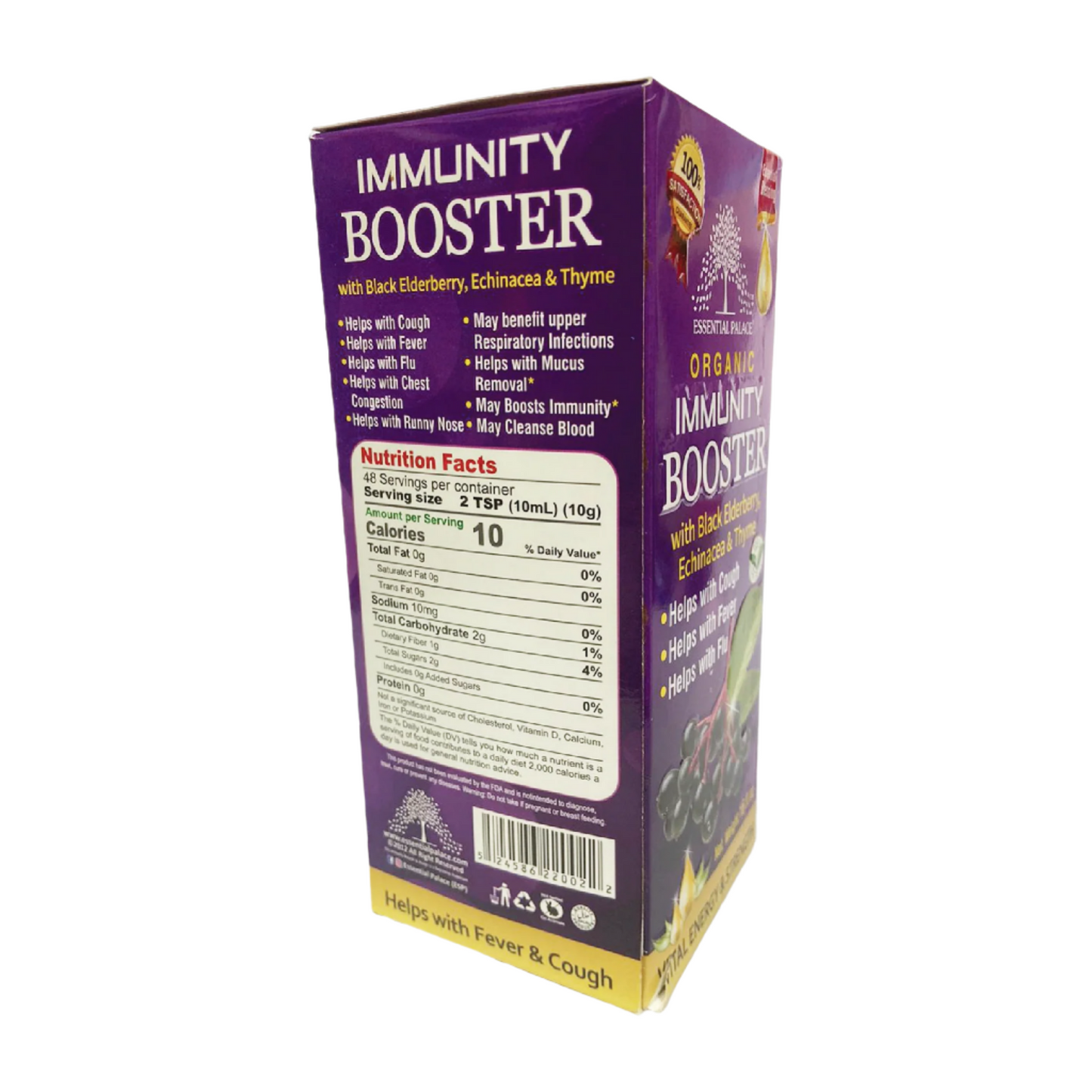 Essential Palace Organic Immunity Booster with Black Elderberry