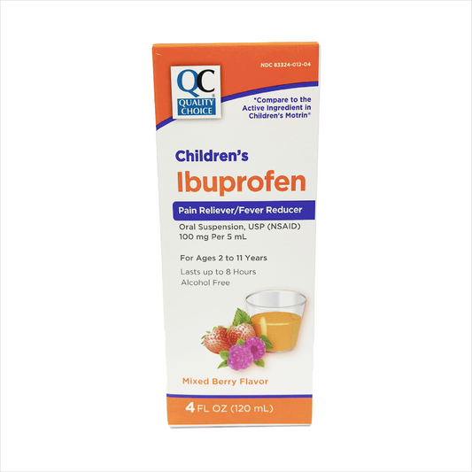 QC Children's Ibuprofen Suspension Berry