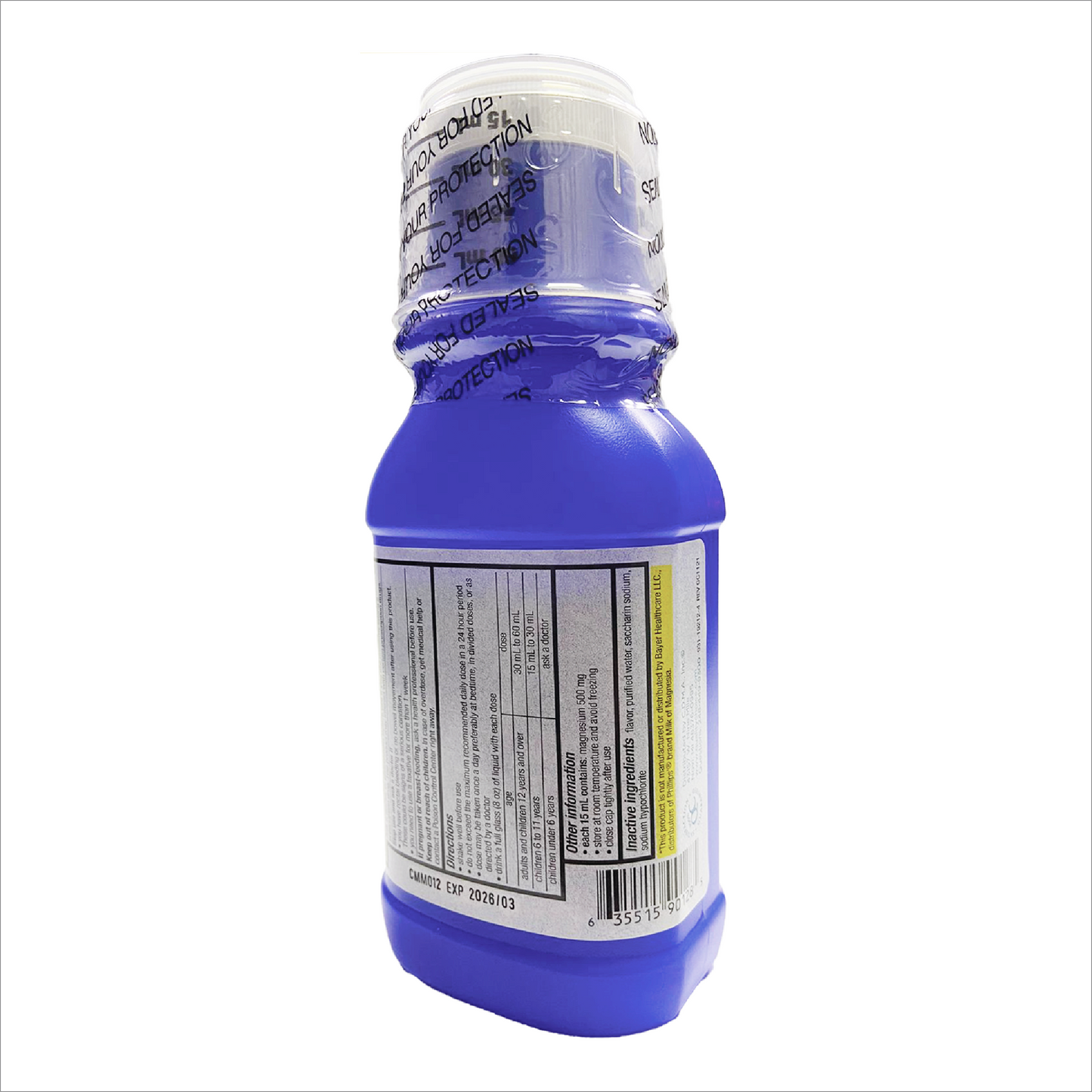 Milk of Magnesia Saline Laxative Mint Flavor