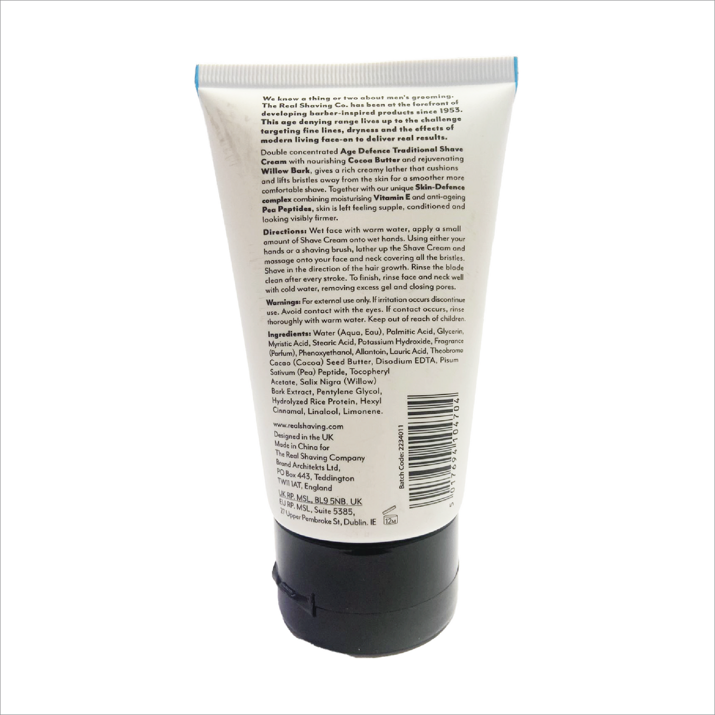 Real Shaving Age Defence Shave Cream 125ml