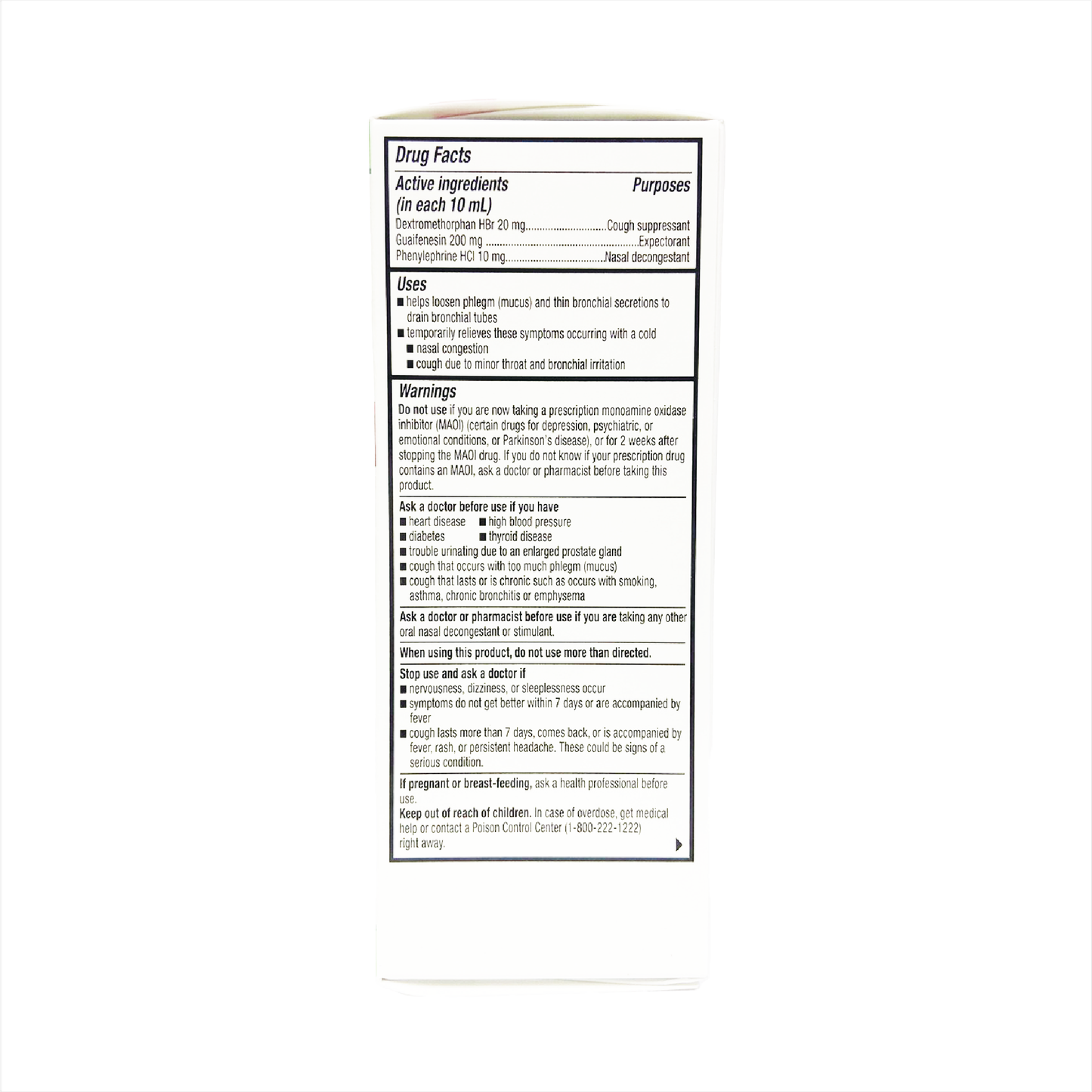 QC Adult Tussin CF