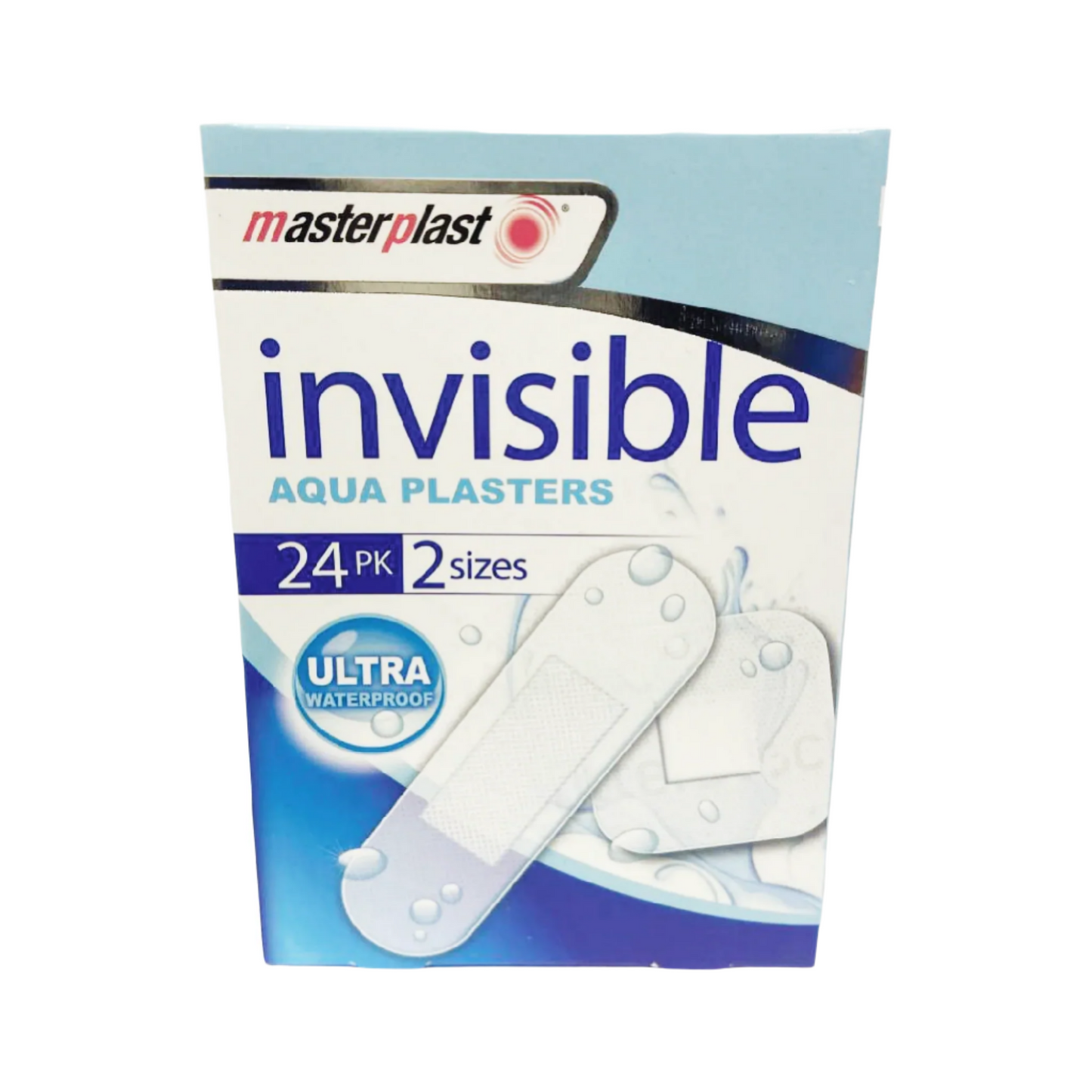MasterPlast Invisible Aqua Plasters 24pk