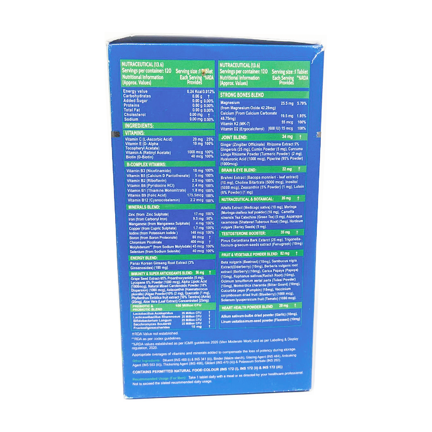 Carbamide Forte Multivitamin With Probiotics for Men